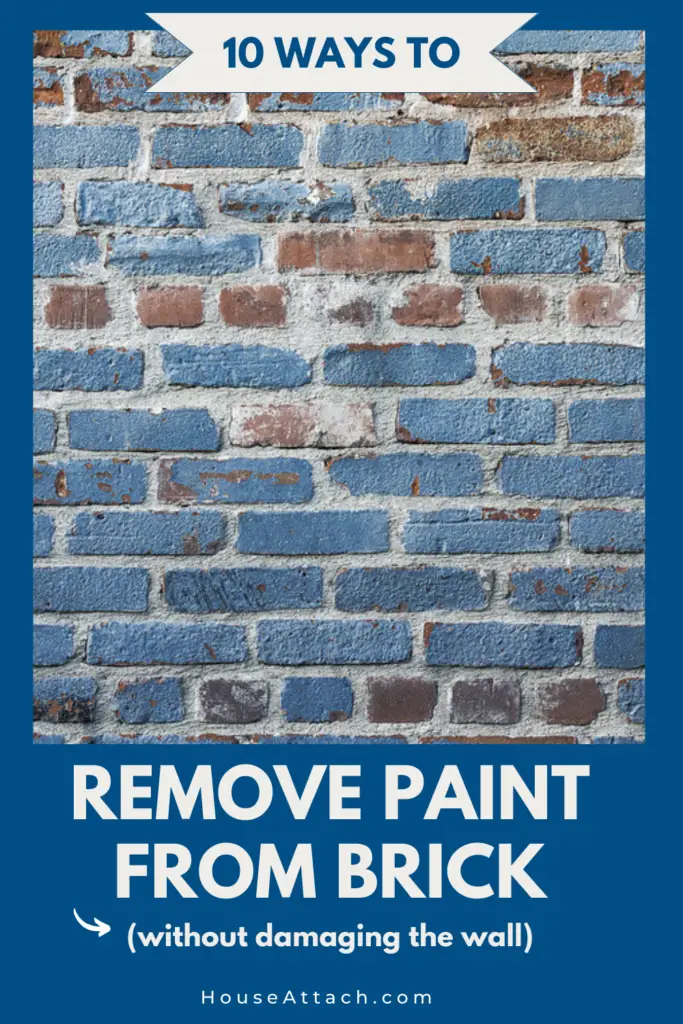 How to Remove paint from brick