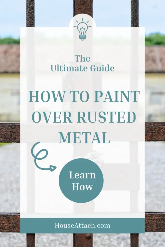 how to paint over rusted metal