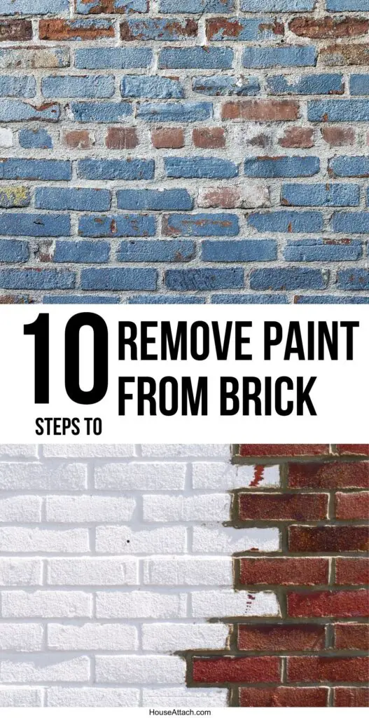 remove paint from brick