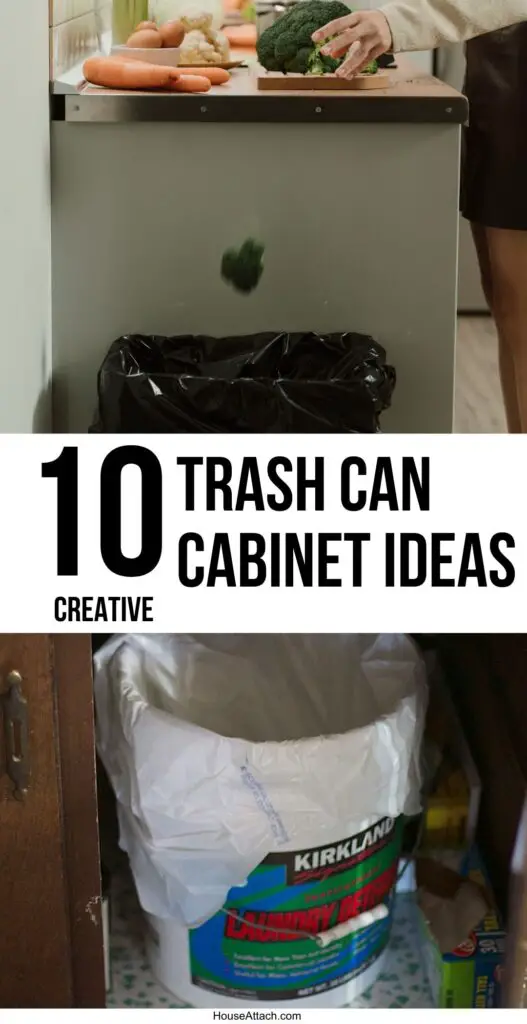 trash can cabinet ideas