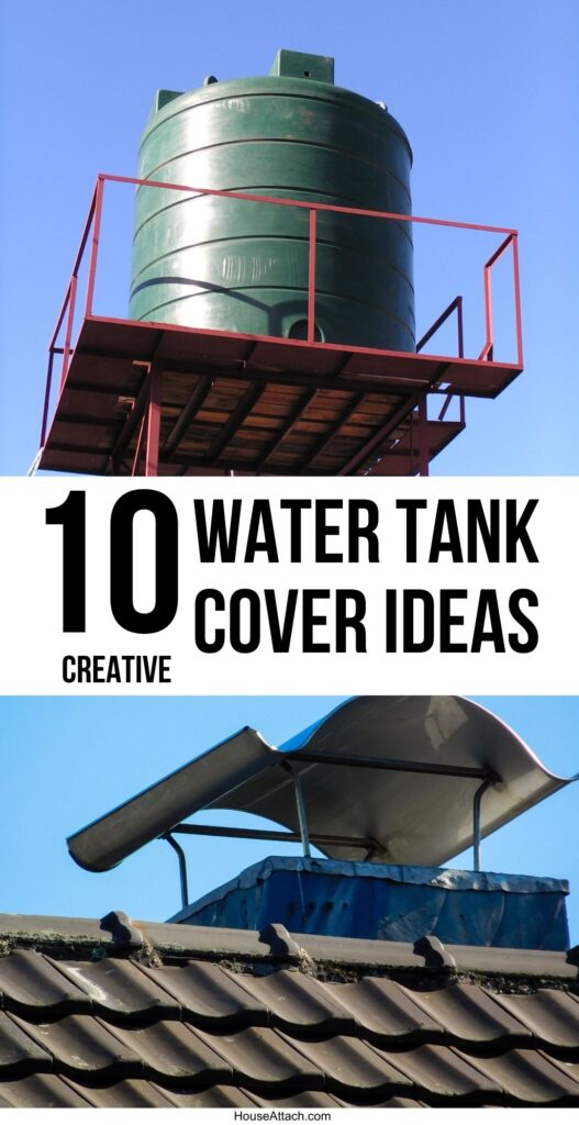 water tank cover ideas