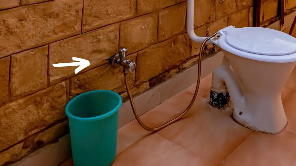 Turn off Water to Toilet with the Valve