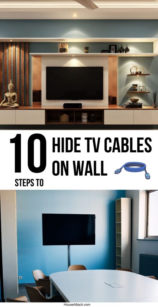 hide tv cables on wall