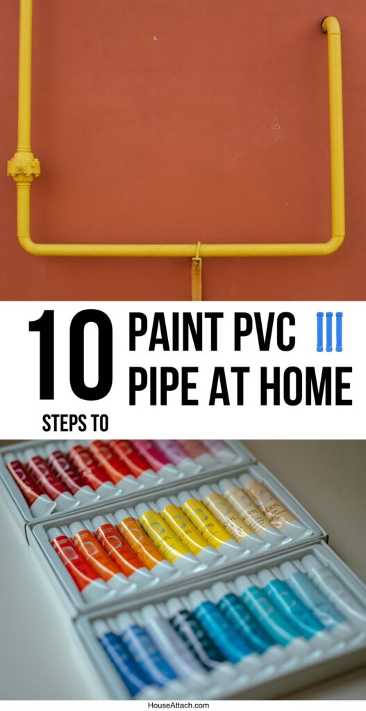 paint pvc pipe at home