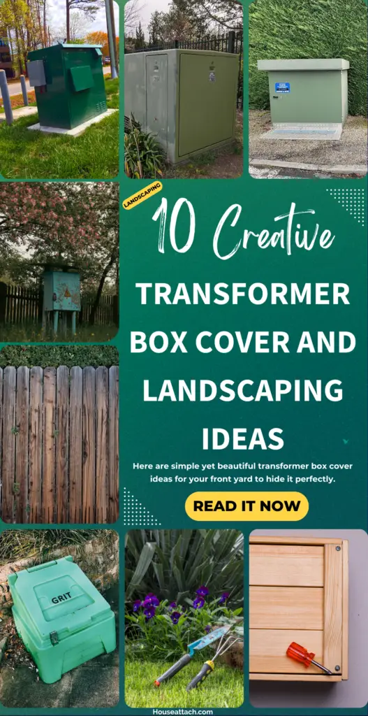 transformer box cover and landscaping ideas