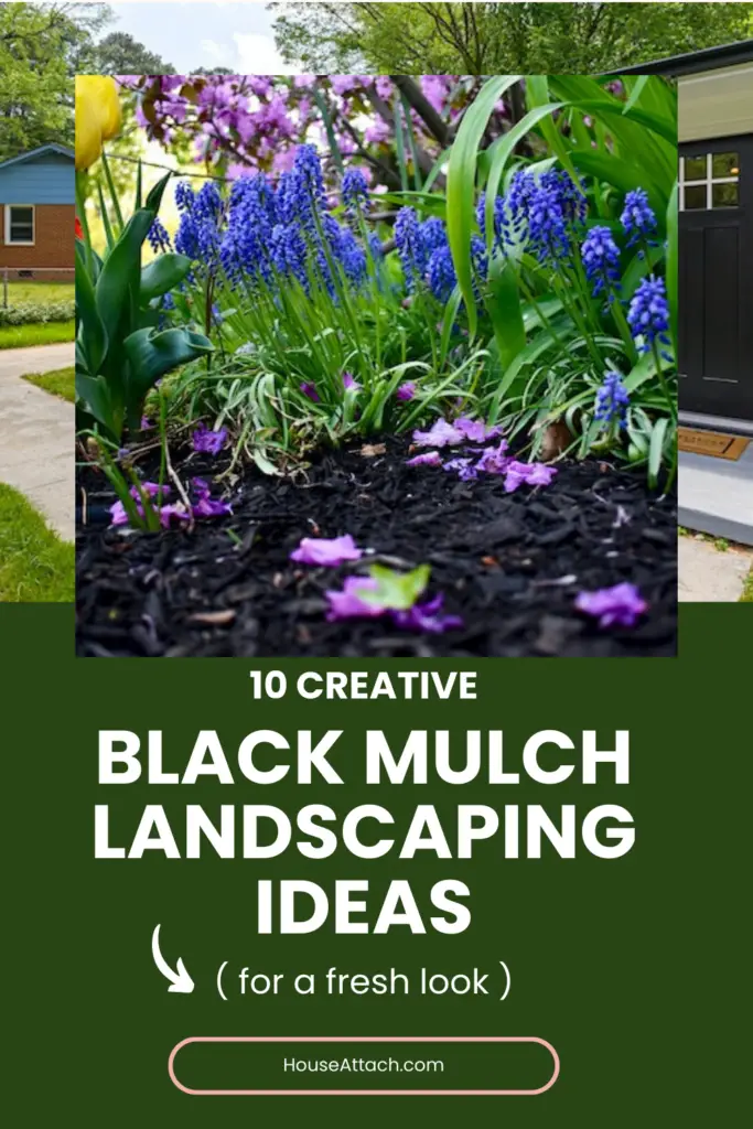 Black Mulch Landscaping Ideas