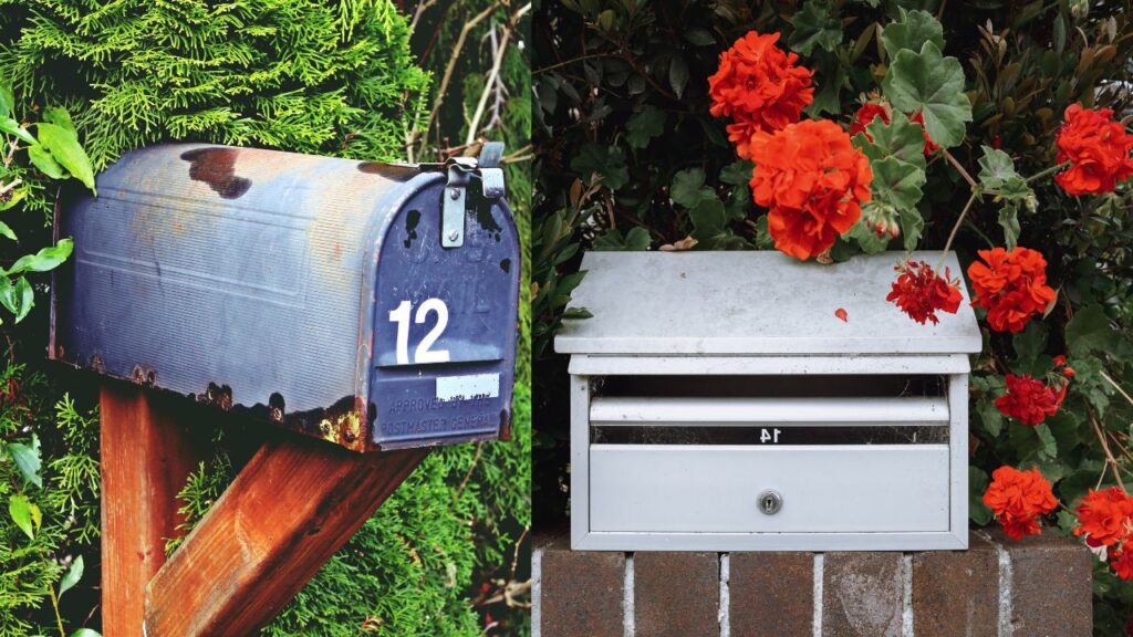 Design Your Mailbox with plants and flowers