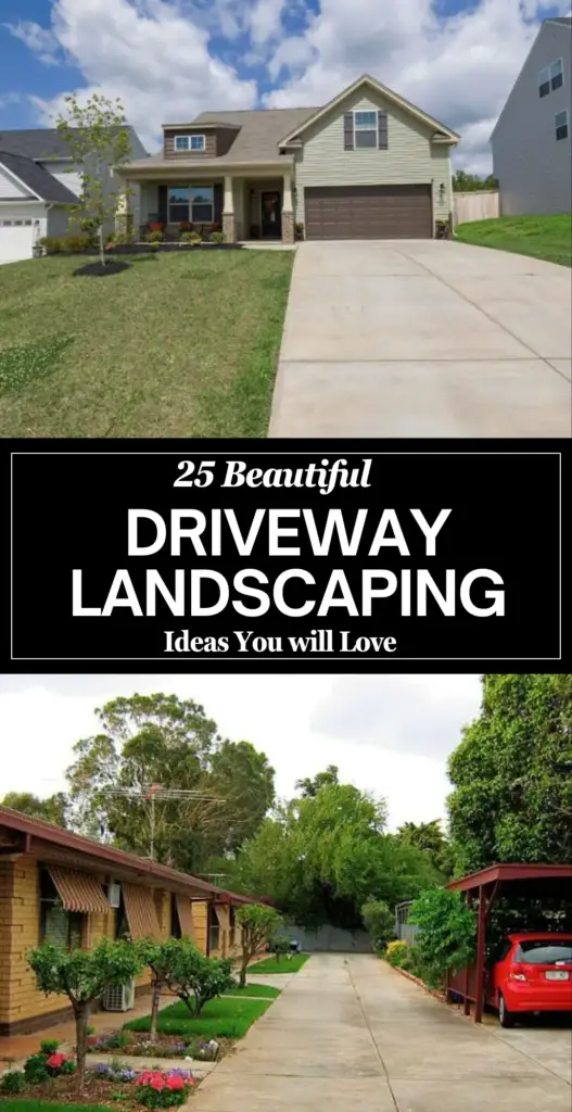 Driveway landscaping 1 3