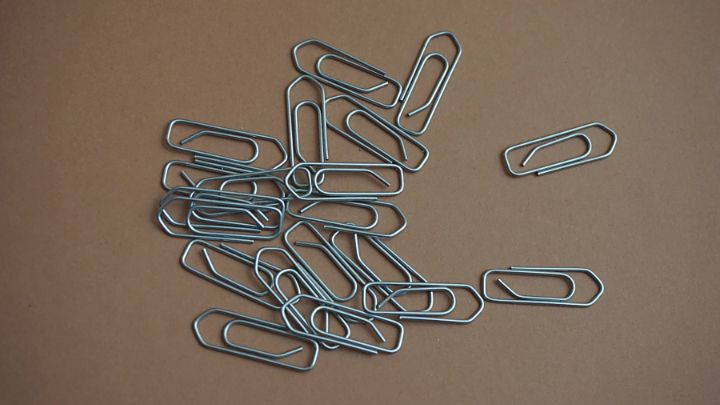Use Paper Clips to remove the key