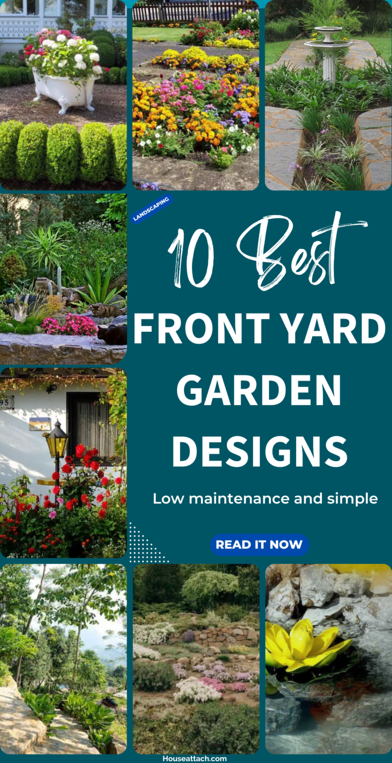 10 Creative Front Yard Landscaping Ideas