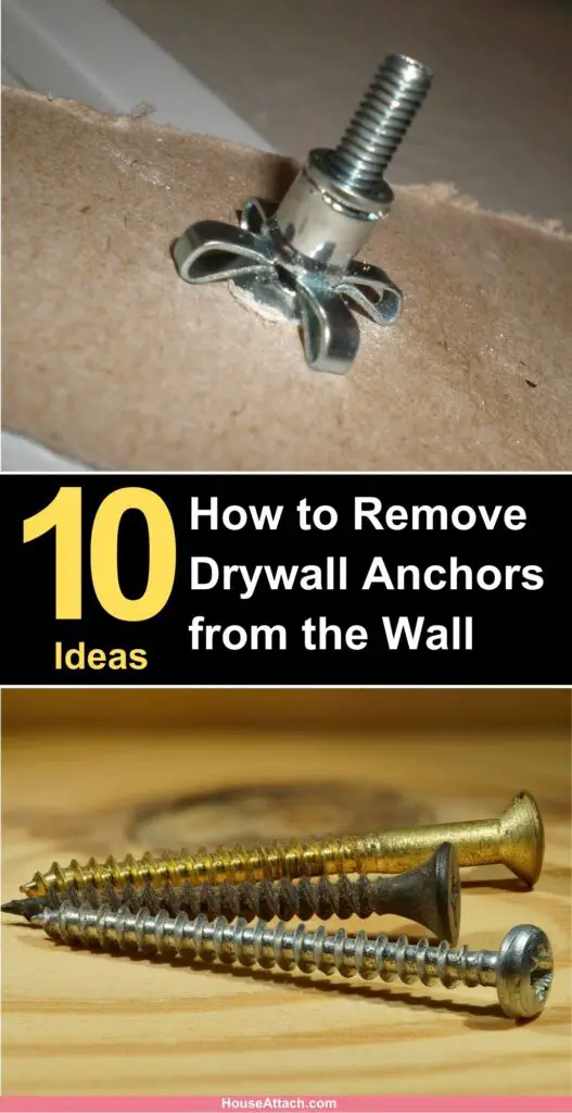 how to remove drywall anchors yourself