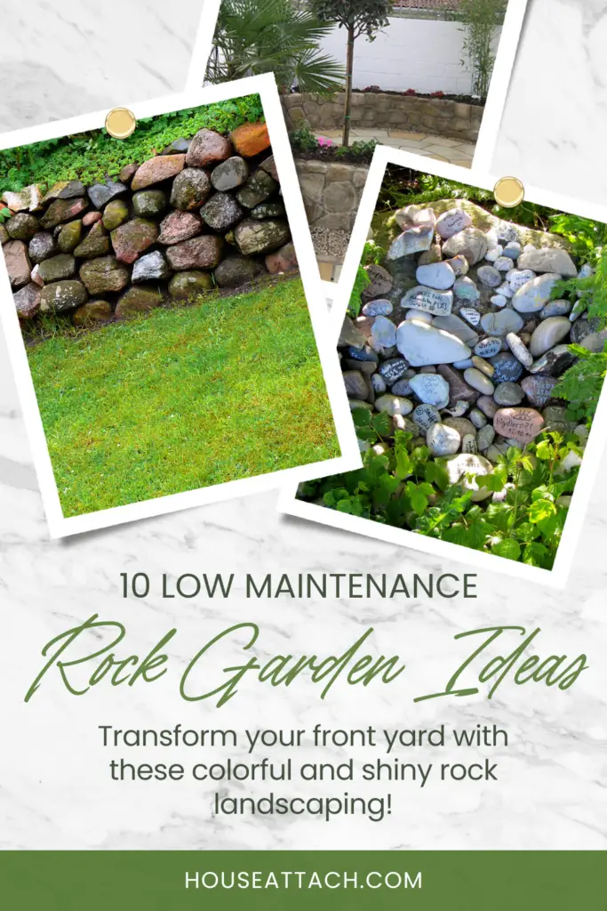 low maintenance rock garden ideas