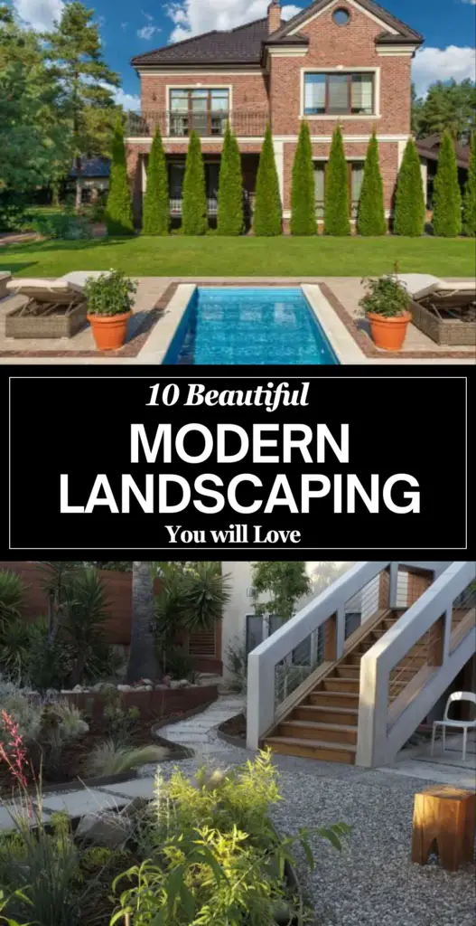 modern landscaping
