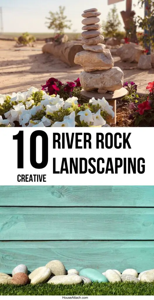 river rock landscaping