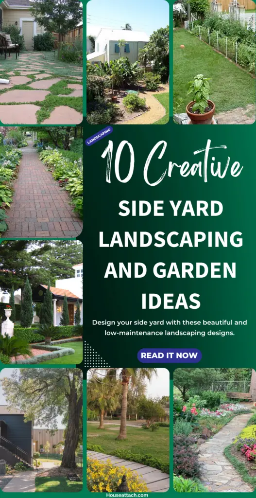side yard landscaping and garden ideas