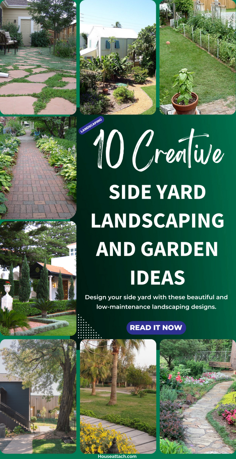 15 Creative Side Yard Landscaping Ideas