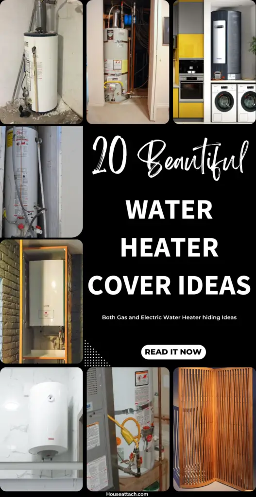 Water heater cover and closet ideas