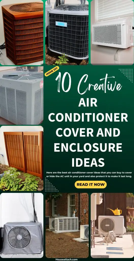 air conditioner cover and enclosure ideas