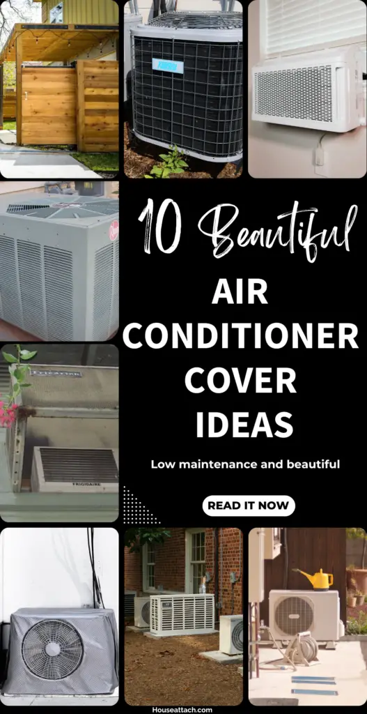 air conditioner cover and enclosure ideas