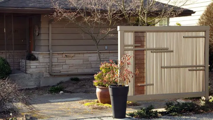air conditioner privacy fence