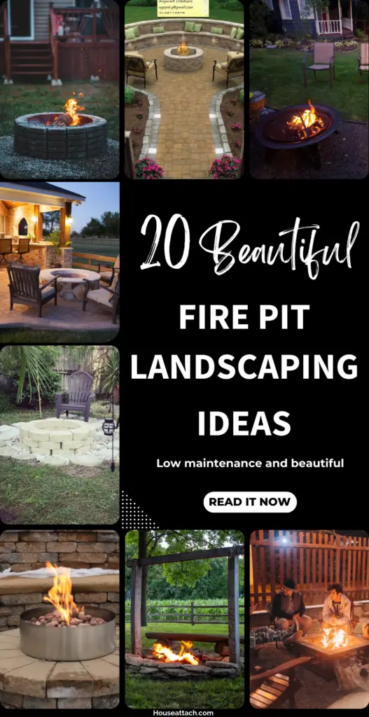 backyard fire pit landscaping ideas 1