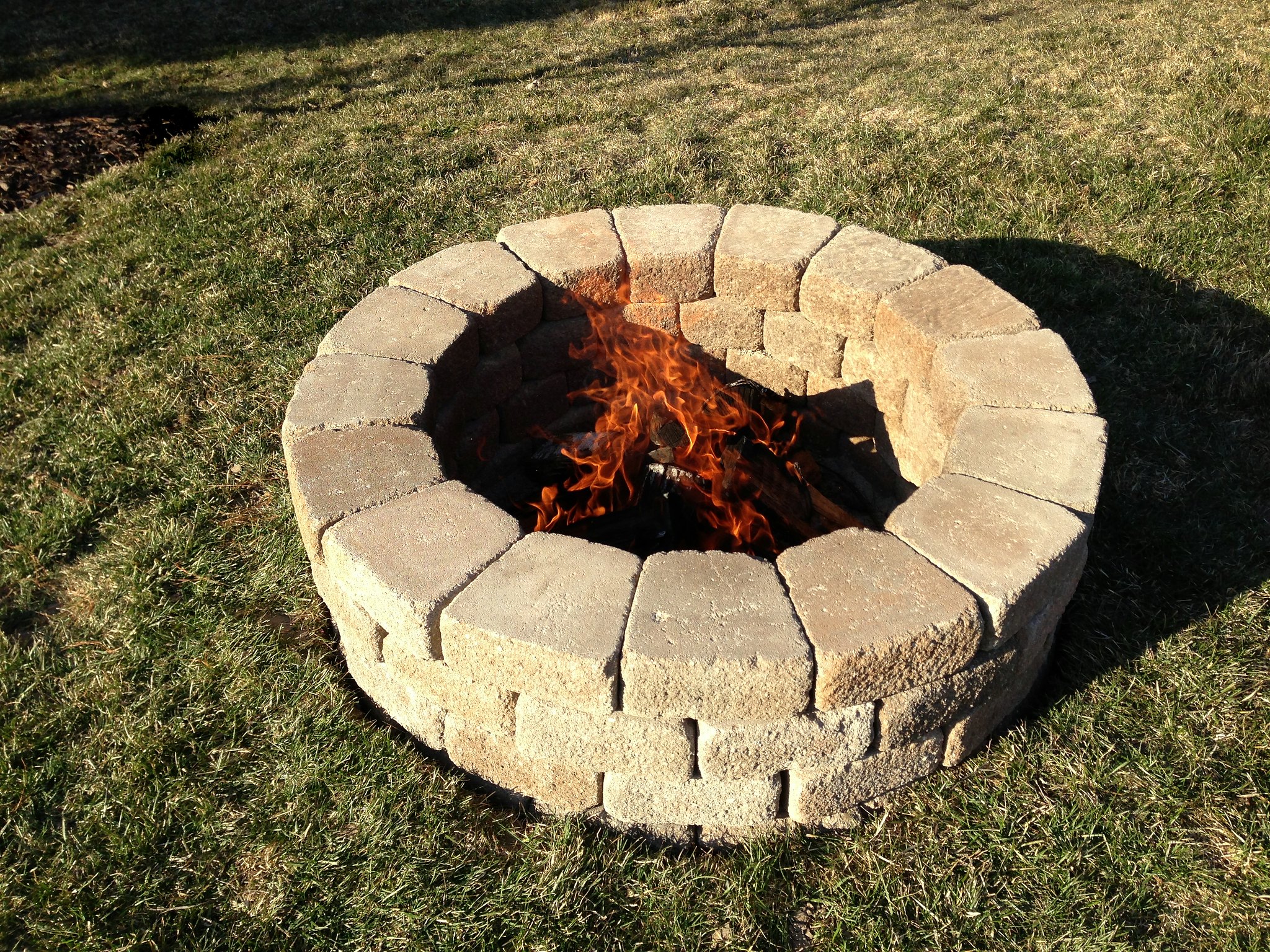 classy DIY fire pit