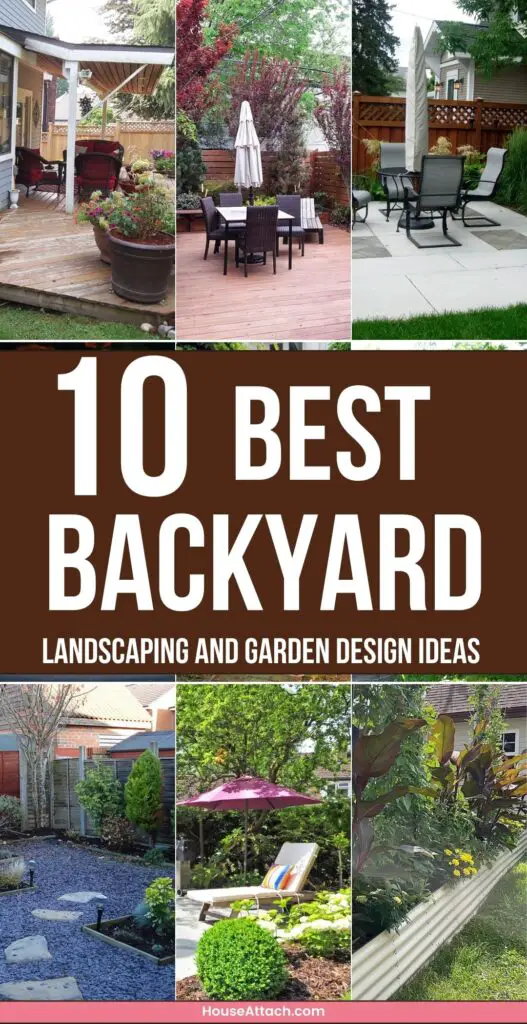 Backyard landscaping and garden design ideas