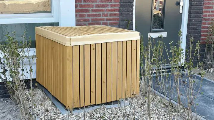 Build a Wooden Cover for the Heat Pump