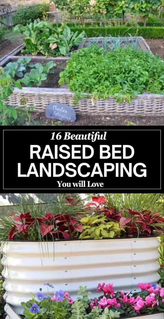 Raised bed landscaping