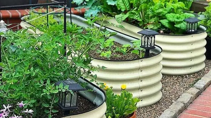 Raised bed landscaping