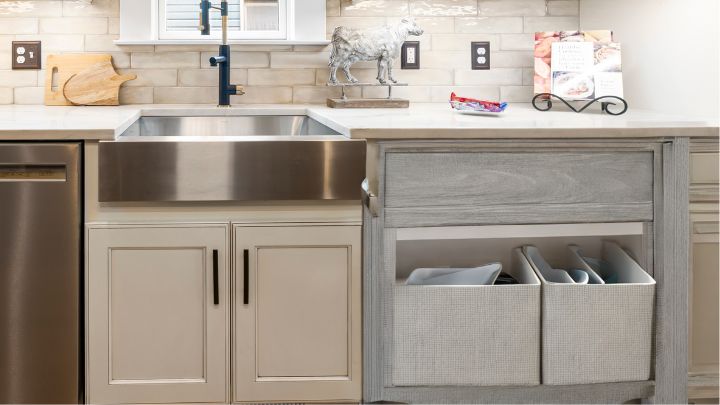 kitchen trash can cabinet ideas