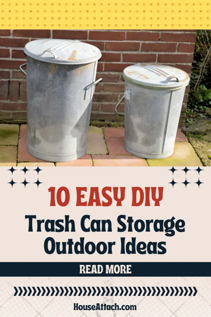 trash can storage outdoor