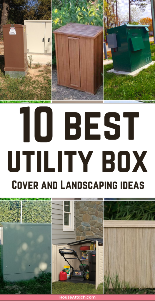 utility box Cover and Landscaping ideas