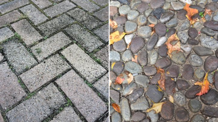 Add Stone Pavers in the Front Yard