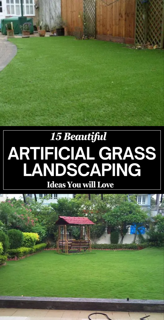 Artificial grass landscaping 1 1