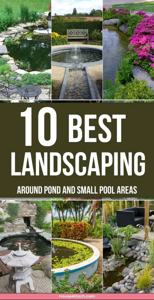 Landscaping Around pond and small pools