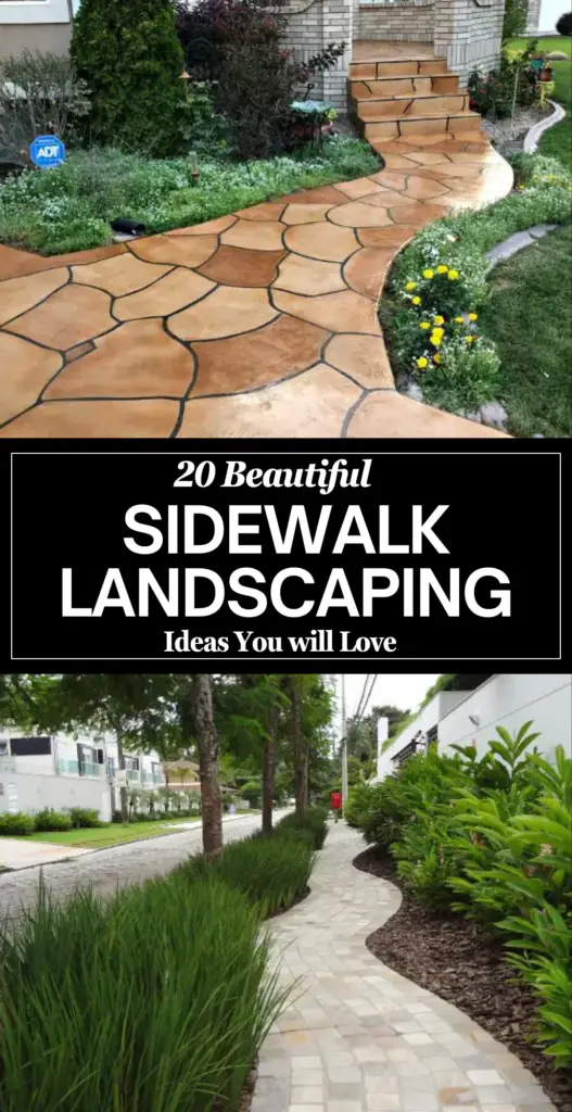 Sidewalk landscaping 1 1