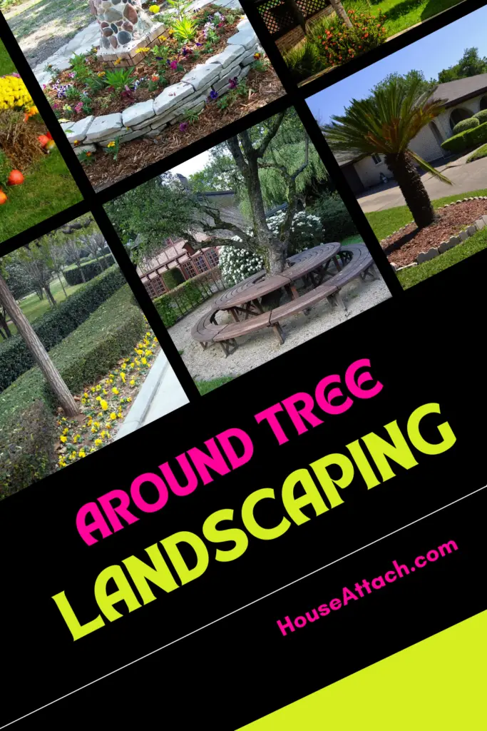 around tree landscaping