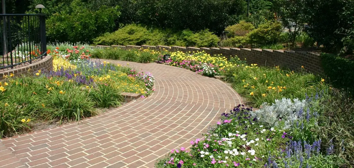 flower walkway