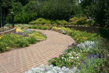 flower walkway