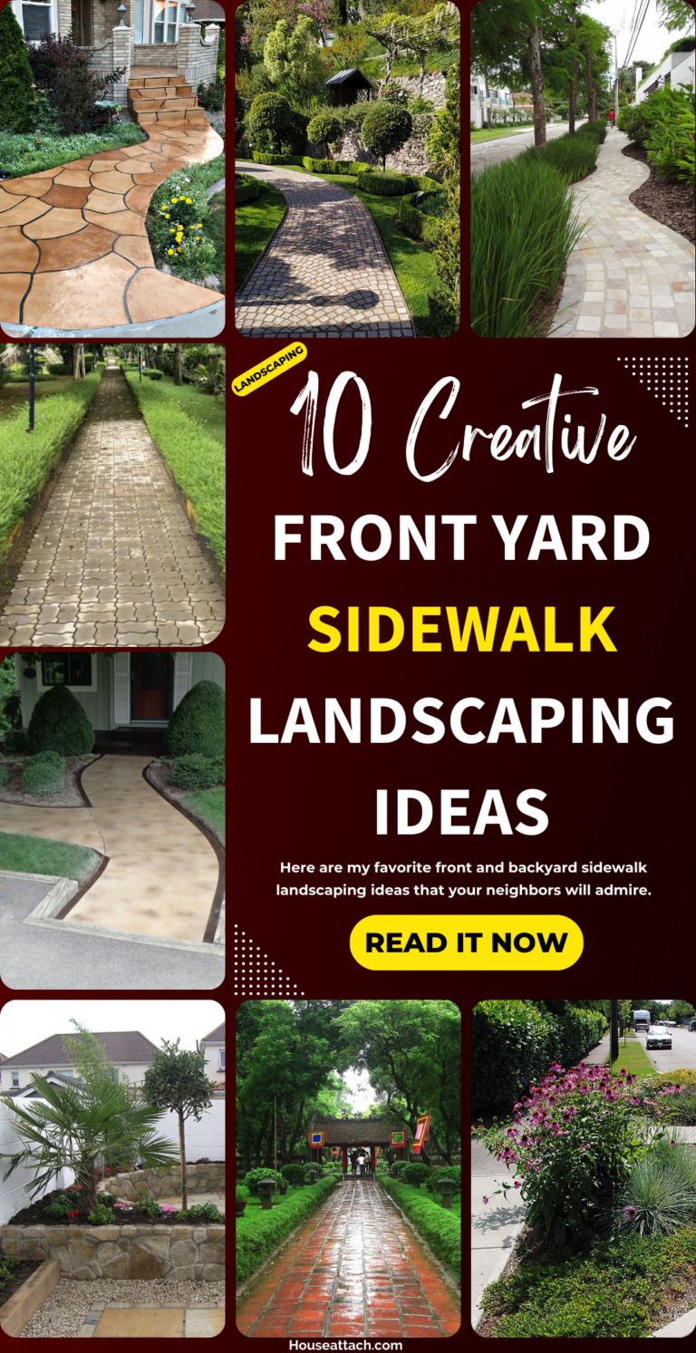 20 Beautiful Sidewalk Landscaping Ideas