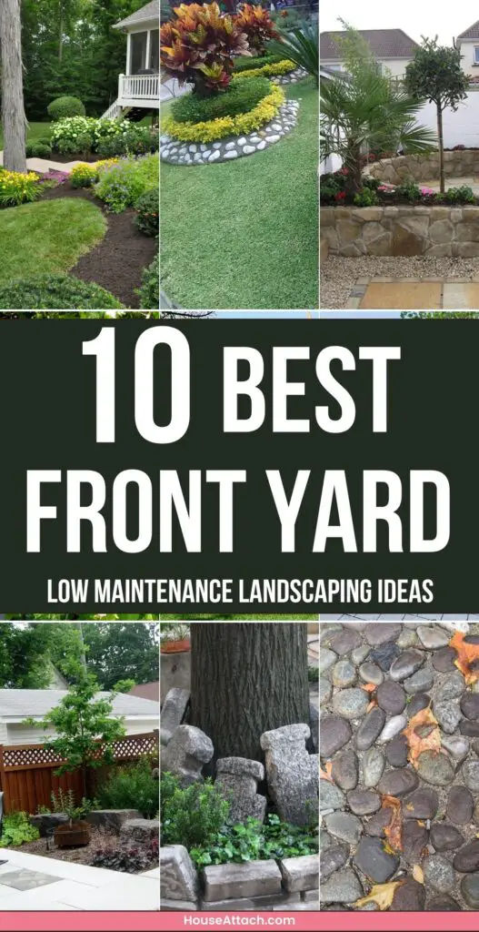 front yard low maintenance landscaping ideas