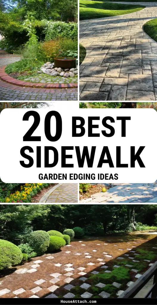 sidewalk garden edging