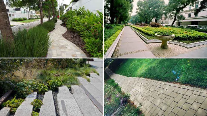 sidewalk landscaping ideas