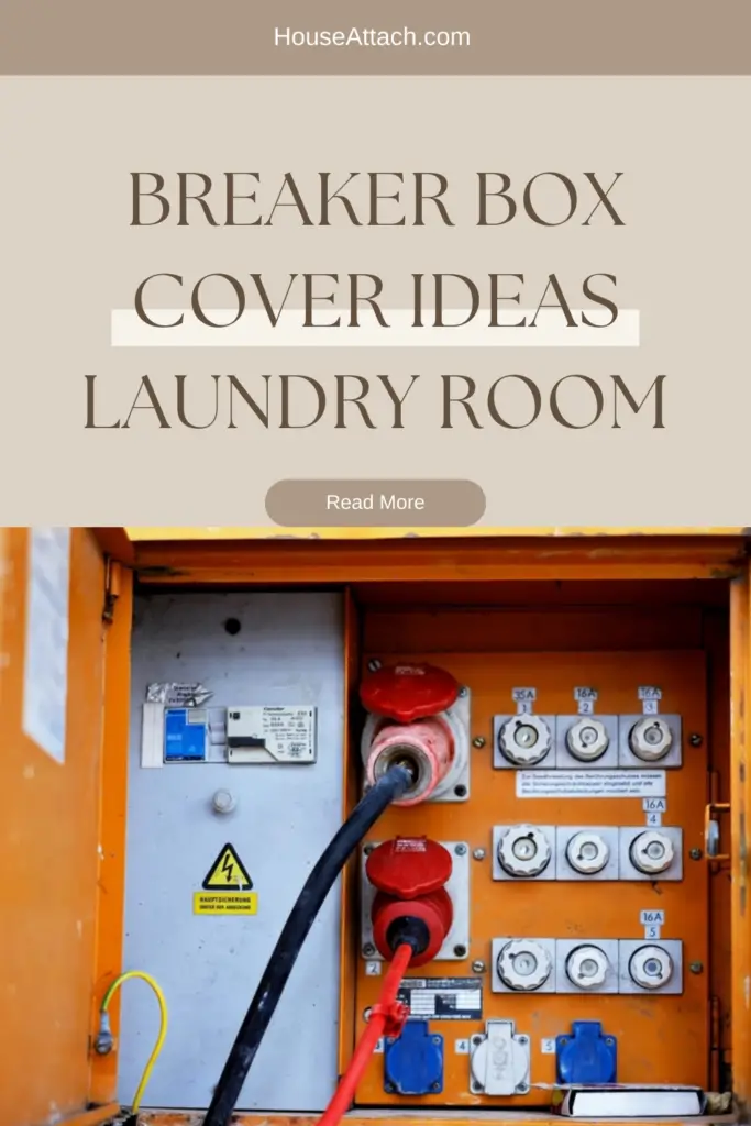 Breaker Box cover ideas laundry room