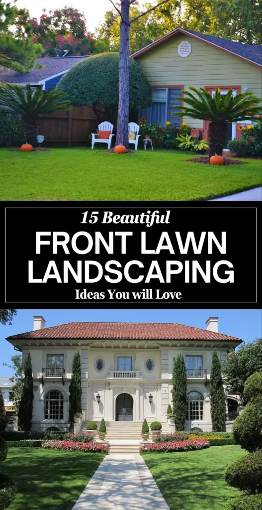 Front lawn landscaping 1 1