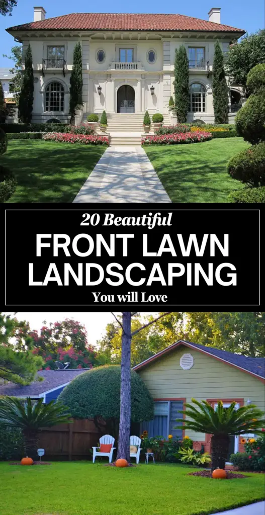 Front lawn landscaping 1