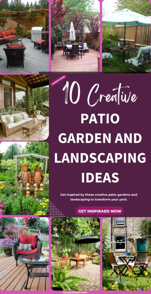 Patio garden and landscaping ideas