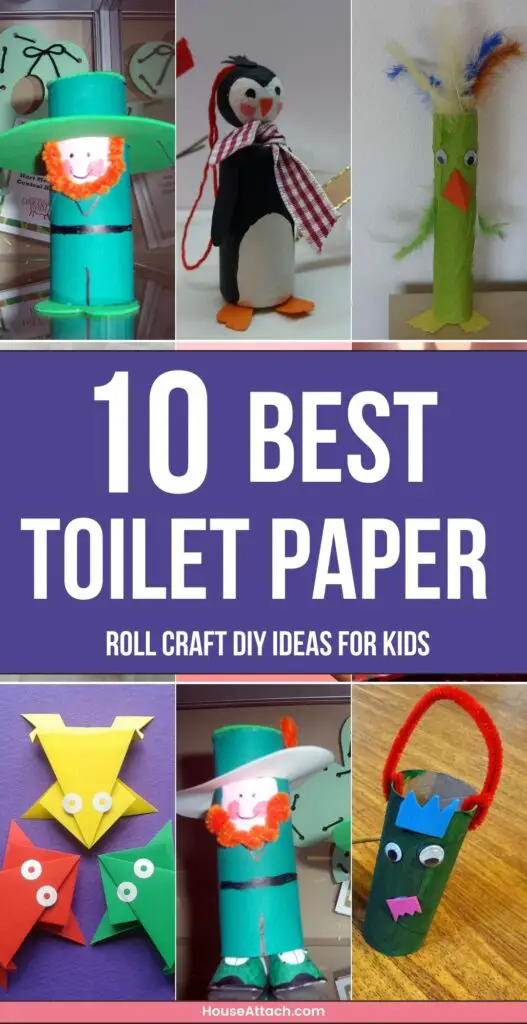 Toilet paper roll craft DIY ideas for Kids