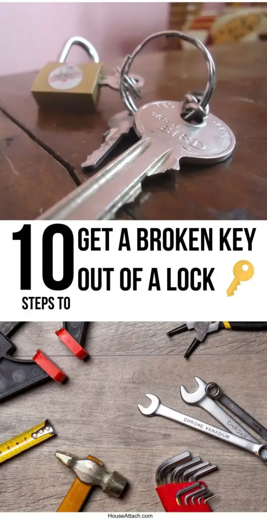 get a broken key out of a lock